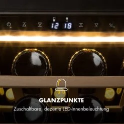 Barossa 77 Duo Weinkühlschrank 2 Zonen 191 L 77 Fl. Touch LED Schwarz 17 Barossa 77 Duo Weinkühlschrank 2 Zonen 191 L 77 Fl. Touch LED Schwarz -Innovation Home Appliances Store 10032963 de 0008 logo