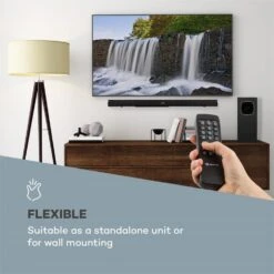 Areal Bar 650 2.1 Sound System Soundbar 120W RMS-Leistung BT USB -Innovation Home Appliances Store 10032983 yy 0004 logo Auna 2 1CH Soundbar