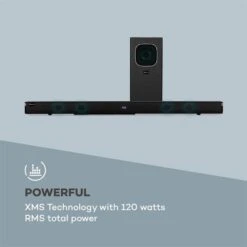 Areal Bar 650 2.1 Sound System Soundbar 120W RMS-Leistung BT USB -Innovation Home Appliances Store 10032983 yy 0009 logo Auna 2 1CH Soundbar