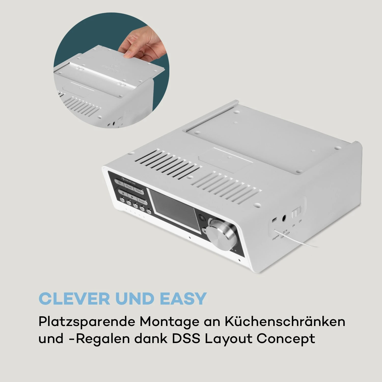 Intelligence DAB+ Küchenradio, Alexa-VoiceControl, Spotify, BT, Weiß 9 Intelligence DAB+ Küchenradio, Alexa-VoiceControl, Spotify, BT, Weiß – Bild 9