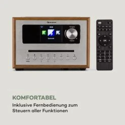 Silver Star CD Cube Radio Bluetooth HCC Display Wood Brown -Innovation Home Appliances Store 10033003 de 0003 logo