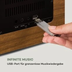 Silver Star CD Cube Radio Bluetooth HCC Display Wood Brown -Innovation Home Appliances Store 10033003 de 0007 logo