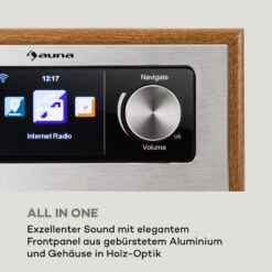 Silver Star CD Cube Radio Bluetooth HCC Display Wood Brown -Innovation Home Appliances Store 10033003 de 0009 logo