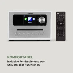 Silver Star CD Cube Radio Bluetooth HCC Display Weiß -Innovation Home Appliances Store 10033004 de 0003 logo