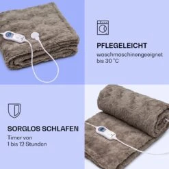 Dr. Watson Comfort & Style Heizdecke 120W 180x130cm Faux Fur 8 Dr. Watson Comfort & Style Heizdecke 120W 180x130cm Faux Fur -Innovation Home Appliances Store 10033007 de 0004 logo