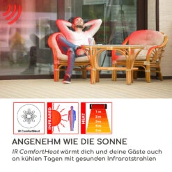 Heat Guard Reflex Heizstrahler 1800W IP65 Timer Fernbedienung -Innovation Home Appliances Store 10033025 de 0003 logo