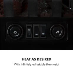 Innsbruck Elektrischer Kamin 1000/2000W Thermostat 11 Innsbruck Elektrischer Kamin 1000/2000W Thermostat -Innovation Home Appliances Store 10033092 yy 0004 logo Electric Fireplace Black YH15
