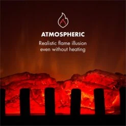 Innsbruck Elektrischer Kamin 1000/2000W Thermostat 12 Innsbruck Elektrischer Kamin 1000/2000W Thermostat -Innovation Home Appliances Store 10033092 yy 0005 logo Electric Fireplace Black YH15