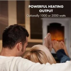 Graz Elektrischer Kamin 1000/2000W Thermostat PanoramaView -Innovation Home Appliances Store 10033095 yy 0004 logo Klarstein Graz Elektrischer Kamin weiss