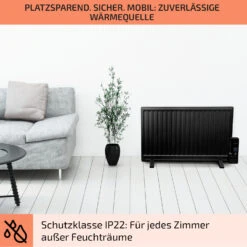 Wallander Ölradiator 800W Thermostat Ölheizung Ultraflach Schwarz 13 Wallander Ölradiator 800W Thermostat Ölheizung Ultraflach Schwarz -Innovation Home Appliances Store 10033101 de 0007 usp