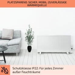 Wallander Ölradiator 1000W Thermostat Ölheizung Ultraflach Weiß 13 Wallander Ölradiator 1000W Thermostat Ölheizung Ultraflach Weiß -Innovation Home Appliances Store 10033102 de 0007 usp