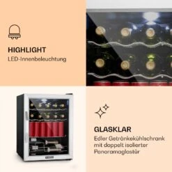 Beersafe XL Mix It Edition Kühlschrank 60 Ltr 4 Böden Panoramaglastür -Innovation Home Appliances Store 10033120 de 0004 logo