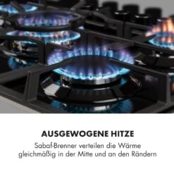 Ignito 5 Zonen Gaskochfeld 5-flammig Sabaf-Brenner Glaskeramik Schwarz -Innovation Home Appliances Store 10033133 de 0003 logo