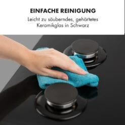 Ignito 5 Zonen Gaskochfeld 5-flammig Sabaf-Brenner Glaskeramik Schwarz -Innovation Home Appliances Store 10033133 de 0008 logo