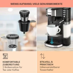 Baristomat 2-in-1-Heißgetränkeautomat Kaffee Tee Milchschaum -Innovation Home Appliances Store 10033138 de 0006 usp