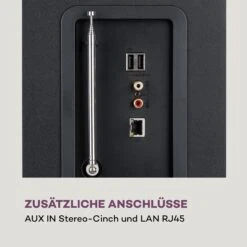 Karaboom 100 Wifi Turmlautsprecher Internetradio DAB+ BT 120W Schwarz -Innovation Home Appliances Store 10033151 de 0008 logo