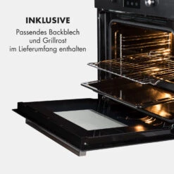 Kalahari Elektrischer Einbaubackofen 2300W 7 Funktionen Schwarz -Innovation Home Appliances Store 10033187 de 0009 logo