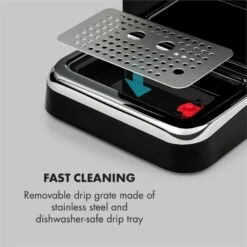 Espressionata Gusto Espressomaschine 1100W 15 Bar Druck Schwarz -Innovation Home Appliances Store 10033209 yy 0006 logo Klarstein Espressionata Gusto Espressomaschine