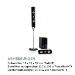 Areal Nobility 5.1-Surround-System 120W RMS BT USB AUX Fernbedienung 15 Areal Nobility 5.1-Surround-System 120W RMS BT USB AUX Fernbedienung -Innovation Home Appliances Store 10033215 de 0008 logo