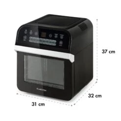 AeroVital Cube Heißluftfritteuse 1600W 12l Timer 16 Programme Schwarz -Innovation Home Appliances Store 10033248 yy 0009 logo Klarstein AeroVital Cube Heissluftfritteuse schwarz reedit