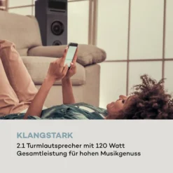 Karaboom 100 Sing Karaoketurm 120W Max. CD-Player 2 Mikrofone Wireless -Innovation Home Appliances Store 10033250 de 0003 logo