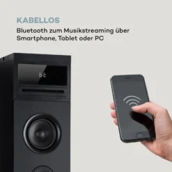 Karaboom 100 Sing Karaoketurm 120W Max. CD-Player 2 Mikrofone Wireless -Innovation Home Appliances Store 10033250 de 0005 logo
