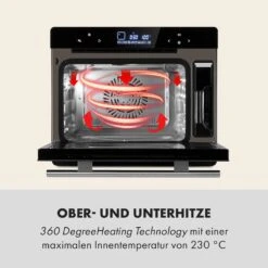 MasterFresh Dampfbackofen 230°C 24l Touch-Bedienfeld Schwarz 14 MasterFresh Dampfbackofen 230°C 24l Touch-Bedienfeld Schwarz -Innovation Home Appliances Store 10033284 de 0004 logo