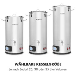 Maischfest Maischekessel 5 Teile 1500/3000W 30l LCD Edelstahl -Innovation Home Appliances Store 10033340 de 0003 logo