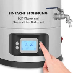 Maischfest Maischekessel 5 Teile 1500/3000W 30l LCD Edelstahl -Innovation Home Appliances Store 10033340 de 0007 logo