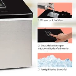 Clearcube Eiswürfelmaschine Klareis 13kg/24h Edelstahl Schwarz -Innovation Home Appliances Store 10033350 de 0004 usp