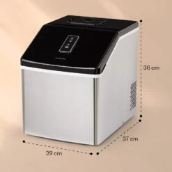 Clearcube Eiswürfelmaschine Klareis 13kg/24h Edelstahl Schwarz -Innovation Home Appliances Store 10033350 yy 0011 dimensions