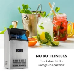 Glacial XL Profi-Eiswürfelmaschine 38kg/d 15l LED Edelstahl Schwarz 11 Glacial XL Profi-Eiswürfelmaschine 38kg/d 15l LED Edelstahl Schwarz -Innovation Home Appliances Store 10033442 yy 0004 logo Klarstein Glacial XL Profi Eiswuerfelmaschine 15 L