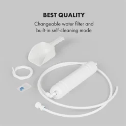 Glacial XL Profi-Eiswürfelmaschine 38kg/d 15l LED Edelstahl Schwarz 14 Glacial XL Profi-Eiswürfelmaschine 38kg/d 15l LED Edelstahl Schwarz -Innovation Home Appliances Store 10033442 yy 0008 logo Klarstein Glacial XL Profi Eiswuerfelmaschine 15 L