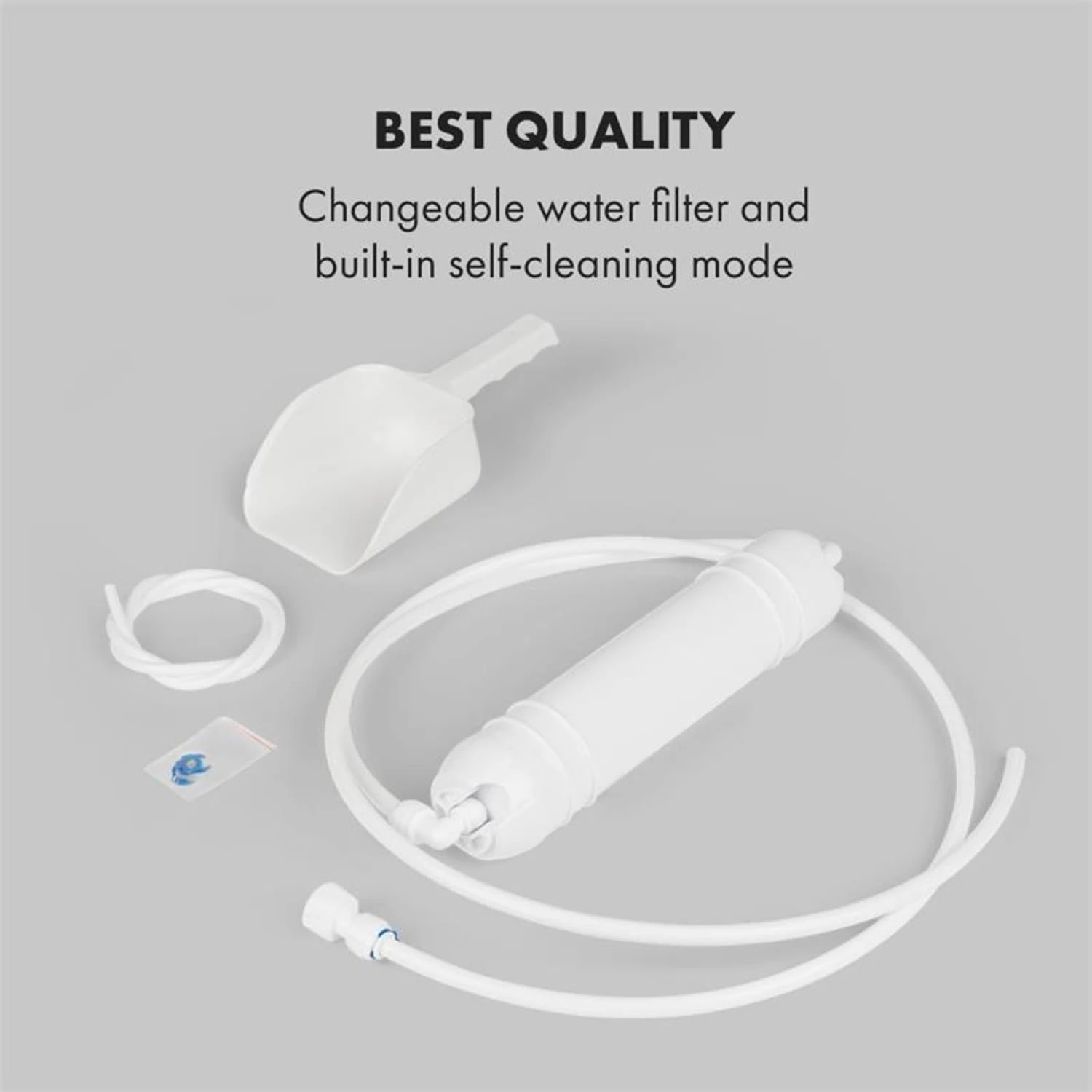 Glacial XL Profi-Eiswürfelmaschine 38kg/d 15l LED Edelstahl Schwarz 7 Glacial XL Profi-Eiswürfelmaschine 38kg/d 15l LED Edelstahl Schwarz – Bild 7