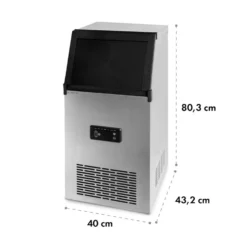 Glacial XL Profi-Eiswürfelmaschine 38kg/d 15l LED Edelstahl Schwarz 15 Glacial XL Profi-Eiswürfelmaschine 38kg/d 15l LED Edelstahl Schwarz -Innovation Home Appliances Store 10033442 yy 0009 logo Klarstein Glacial XL Profi Eiswuerfelmaschine 15 L