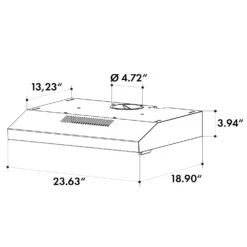 Contempo Neo Unterbau-Abzugshaube 60cm 175m³/h Edelstahl LED Acryl -Innovation Home Appliances Store 10033471 uk 0009 logo