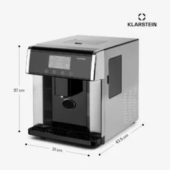 Eiszeit Eiswürfelmaschine Edelstahl 3 Eiswürfelgrößen Silber -Innovation Home Appliances Store 10033478 yy 0011 dimensions