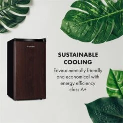 Feldberg Kühlschrank A+ 90 Liter MirageCool Concept Holzdesign Schwarz -Innovation Home Appliances Store 10033594 uk 0003 logo Klarstein Feldberg Kuehlschrank Holzdesign schwarz