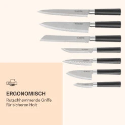 Kitano Plus Messer-Set 9 Tlg. Holzblock Bambus-Schneidebrett Weiß -Innovation Home Appliances Store 10033673 de 0006 logo