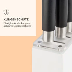 Kitano Plus Messer-Set 9 Tlg. Holzblock Bambus-Schneidebrett Weiß -Innovation Home Appliances Store 10033673 de 0007 logo