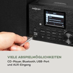 Streamo Stereoanlage Mit Internetradio WLAN DAB+ UKW CD-Player BT 18 Streamo Stereoanlage Mit Internetradio WLAN DAB+ UKW CD-Player BT -Innovation Home Appliances Store 10033704 de 0007 logo