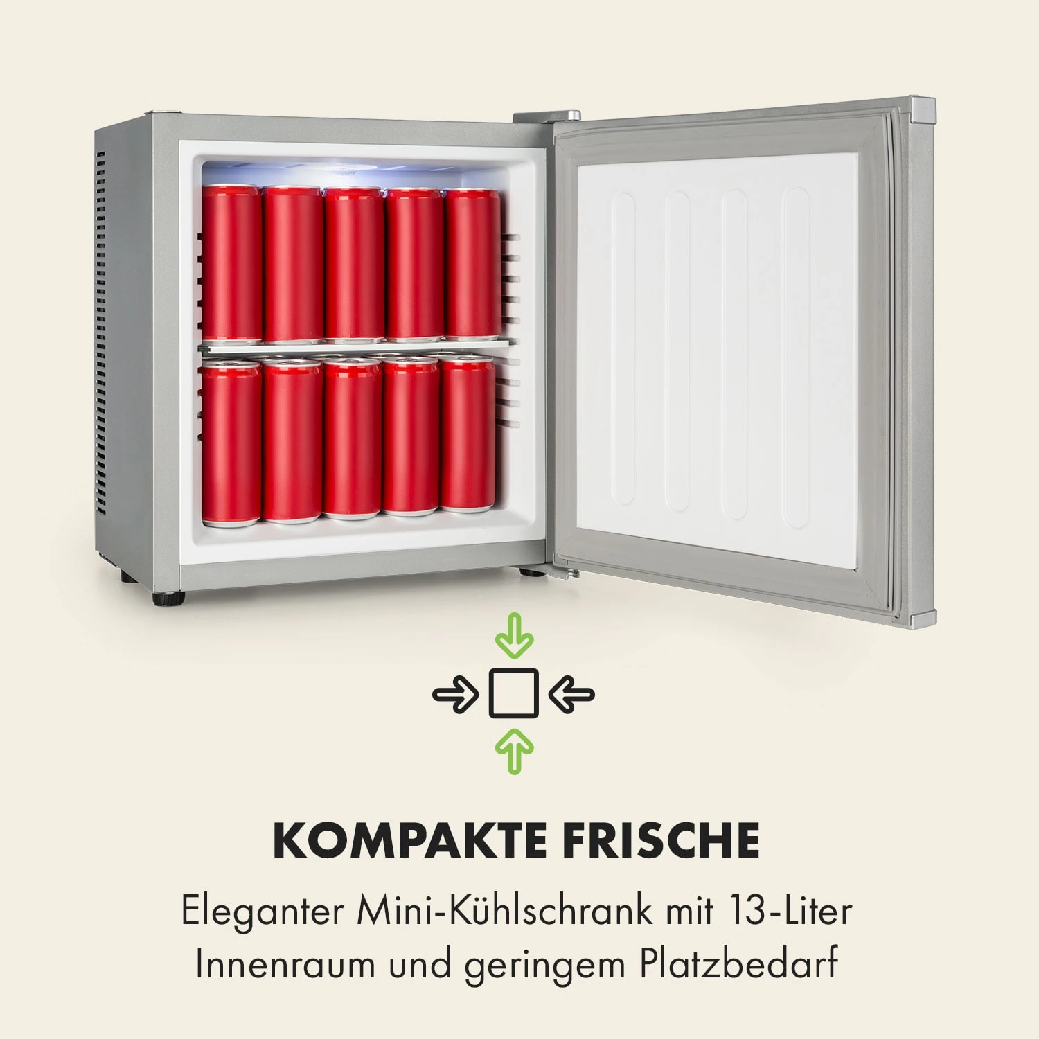 Secret Cool Mini-Kühlschrank Mini-Bar 13l 22dB 2 Etagen 6 Secret Cool Mini-Kühlschrank Mini-Bar 13l 22dB 2 Etagen – Bild 6