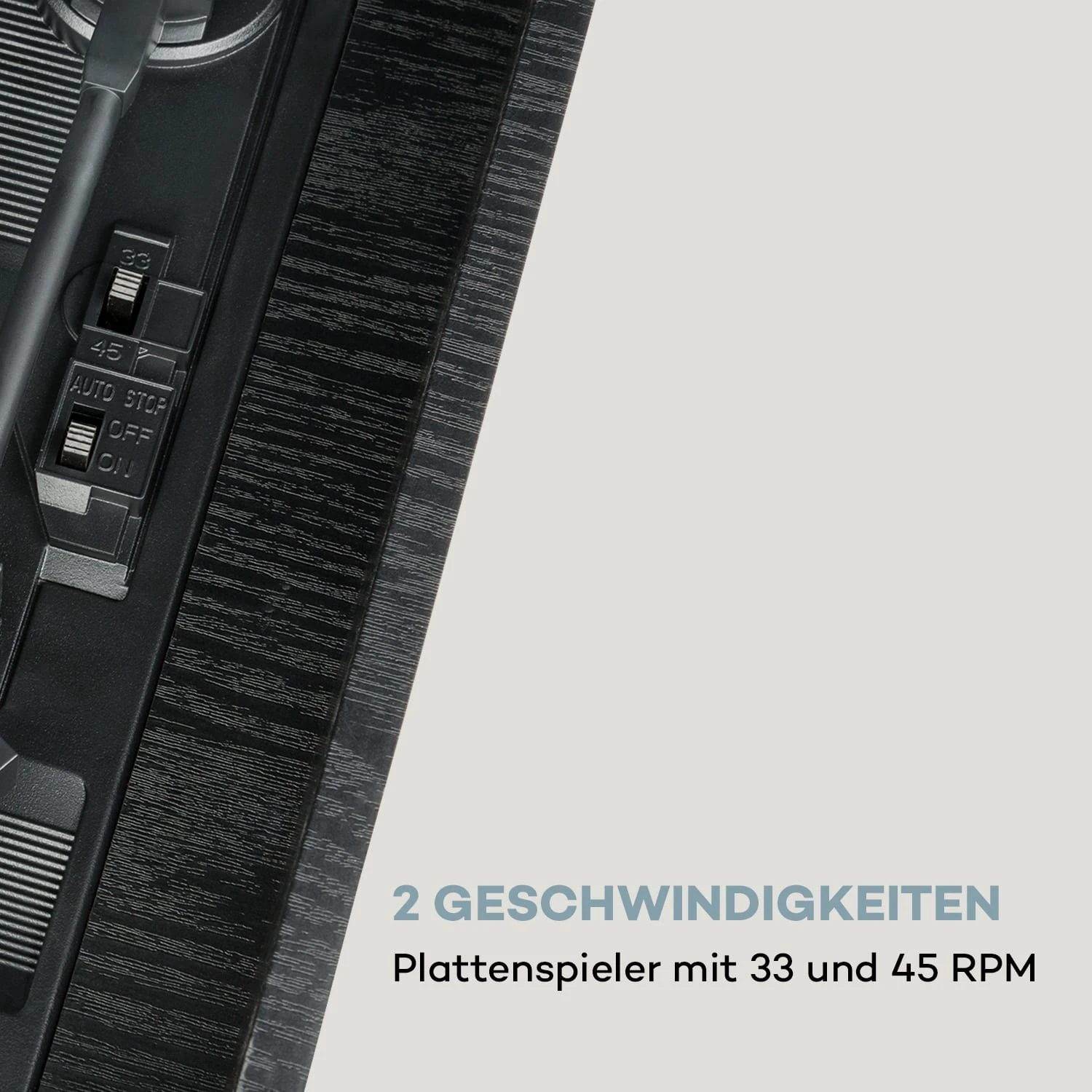 NR-620 DAB Stereoanlage Holz Plattenspieler DAB+ CD-Player Schwarz 9 NR-620 DAB Stereoanlage Holz Plattenspieler DAB+ CD-Player Schwarz – Bild 9