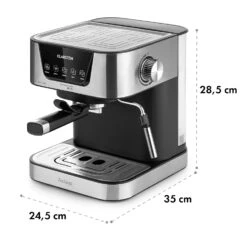Arabica Espressomaschine 1050W 15 Bar 1,5l Touch-Bedienfeld Edelstahl -Innovation Home Appliances Store 10033729 yy 0011 dimensions