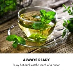 Hot Spring Plus Heißwasserspender 5l Edelstahl-Wassertank 45-95 °C -Innovation Home Appliances Store 10033753 yy 0008 logo Klarstein Hot Spring Heisswasserspender schwarz