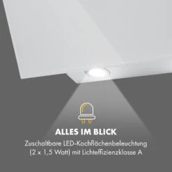 Laurel 60 Dunstabzugshaube 60cm Abluft: 350 M³/h LED Touch Weiß -Innovation Home Appliances Store 10033767 de 0006 logo
