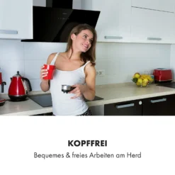 Laurel 90 Dunstabzugshaube 90cm Abluft: 350 M³/h LED Touch Schwarz -Innovation Home Appliances Store 10033768 de 0005 logo