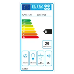 Laurel 90 Dunstabzugshaube 90cm Abluft: 350 M³/h LED Touch Schwarz -Innovation Home Appliances Store 10033768 energy label