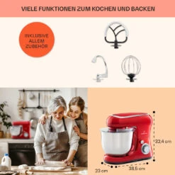 Bella Pico 2G Küchenmaschine 1300W 1,7PS 6 Stufen 5 Liter -Innovation Home Appliances Store 10033801 de 0005 usp