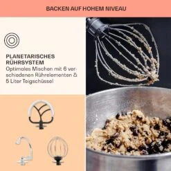 Bella Pico 2G Küchenmaschine 1300W 1,7PS 6 Stufen 5 Liter -Innovation Home Appliances Store 10033801 de 0006 usp